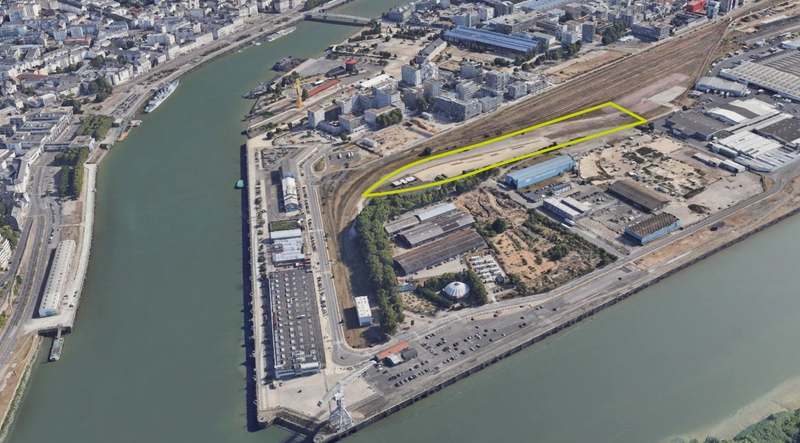Ecocentre Ile de Nantes vue aérienne